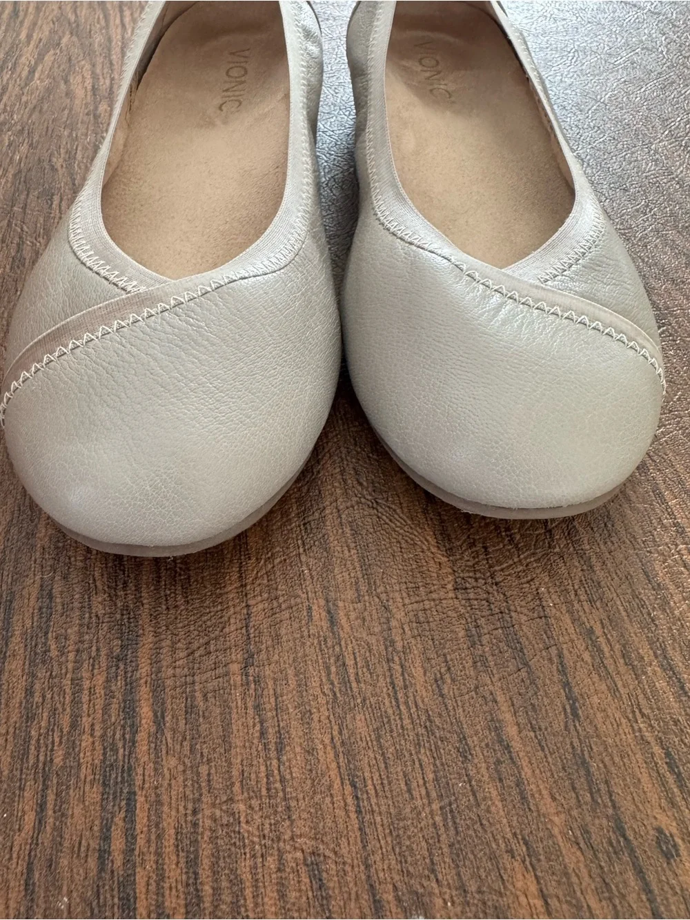 Vionic Women's Neutral Ballet Flats - Comfortable Slip-On